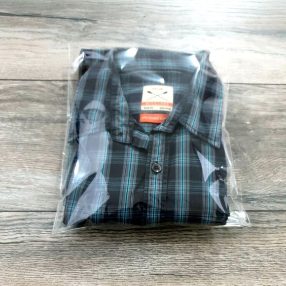 Club Scullers Mens Slim Fit Long Sleeve Shirt 40CM (Medium) Casual Office Work - Picture 11 of 11